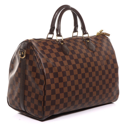 Louis Vuitton Damier Ebene Speedy Bandouliere 35 3 of 8