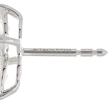 Tiffany Platinum Diamond Large Victoria Earrings 4 of 4