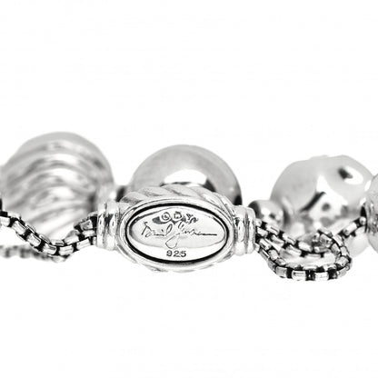 David Yurman Sterling Silver 14mm Elements Bead Bracelet 4 of 4