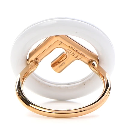 Fendi Metal Resin F is Fendi Ring Gold 3 of 6