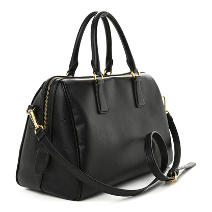 Prada Saffiano Lux Bowler Black 3 of 11