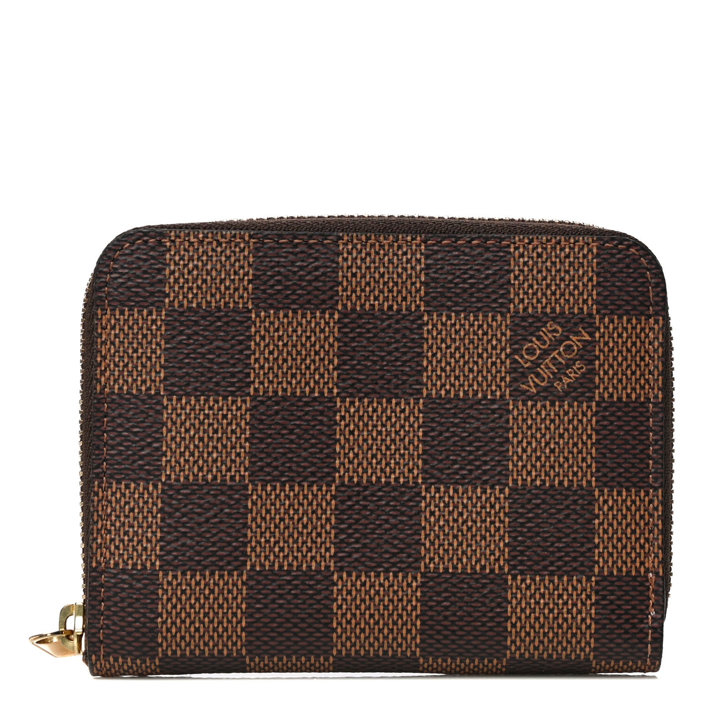 Damier Ebene Zippy Coin Purse Rose Ballerine