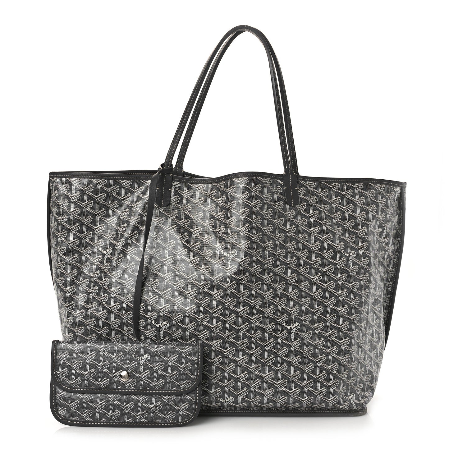 Goyardine Reversible Anjou GM Grey