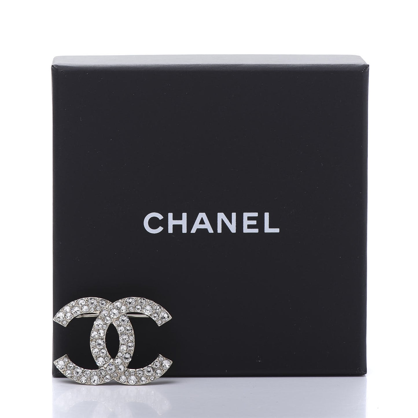 Crystal Palais Garnier CC Brooch Gold