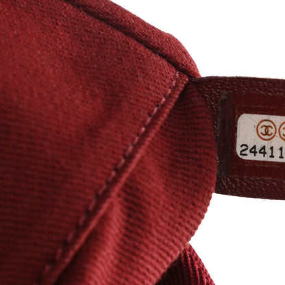 Chanel Canvas Mini Deauville Tote Red 7 of 17