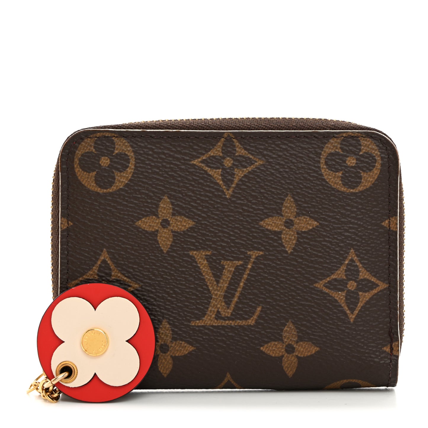 Monogram Bloom Flower Zippy Coin Purse