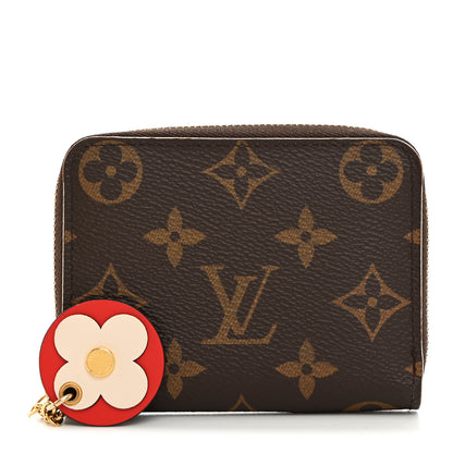 Louis Vuitton Monogram Bloom Flower Zippy Coin Purse 1 of 7