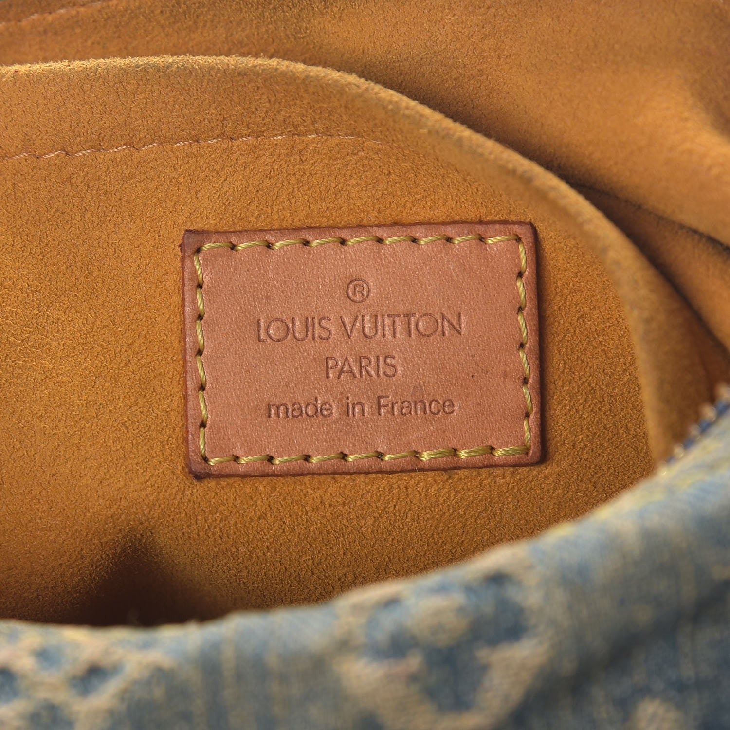 Louis Vuitton Monogram Denim Baggy PM Blue 6 of 22