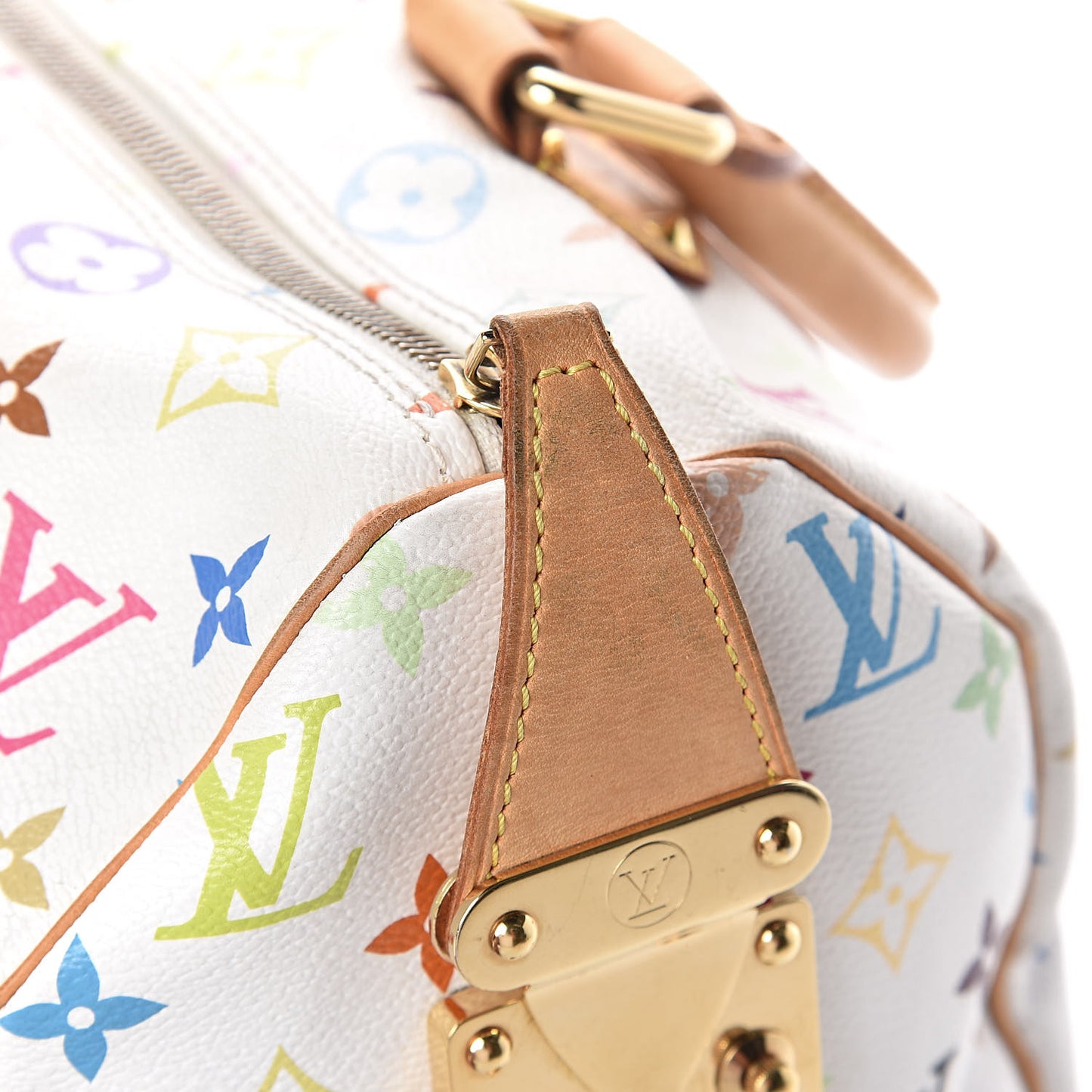 Monogram Multicolor Speedy 30 White