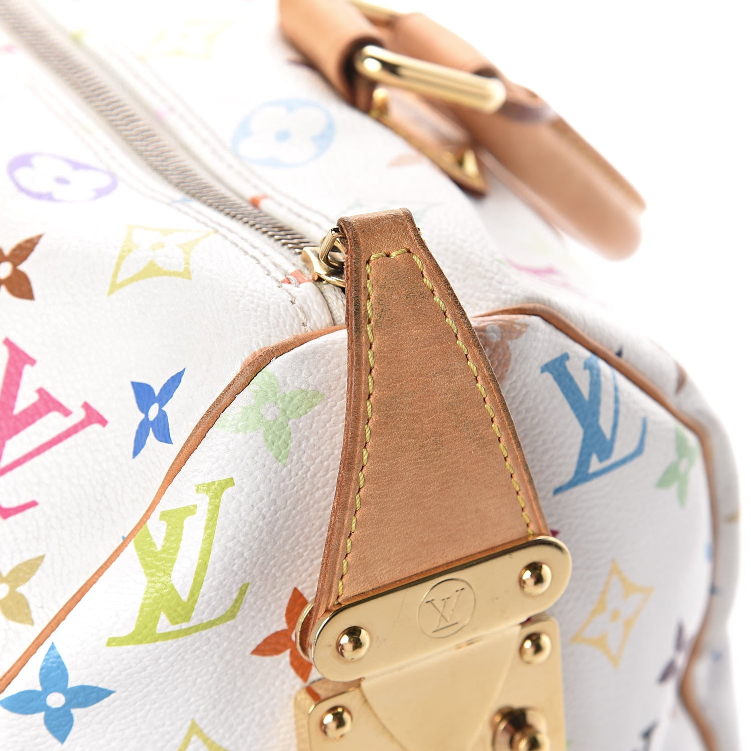 Louis Vuitton Monogram Multicolor Speedy 30 White 10 of 10