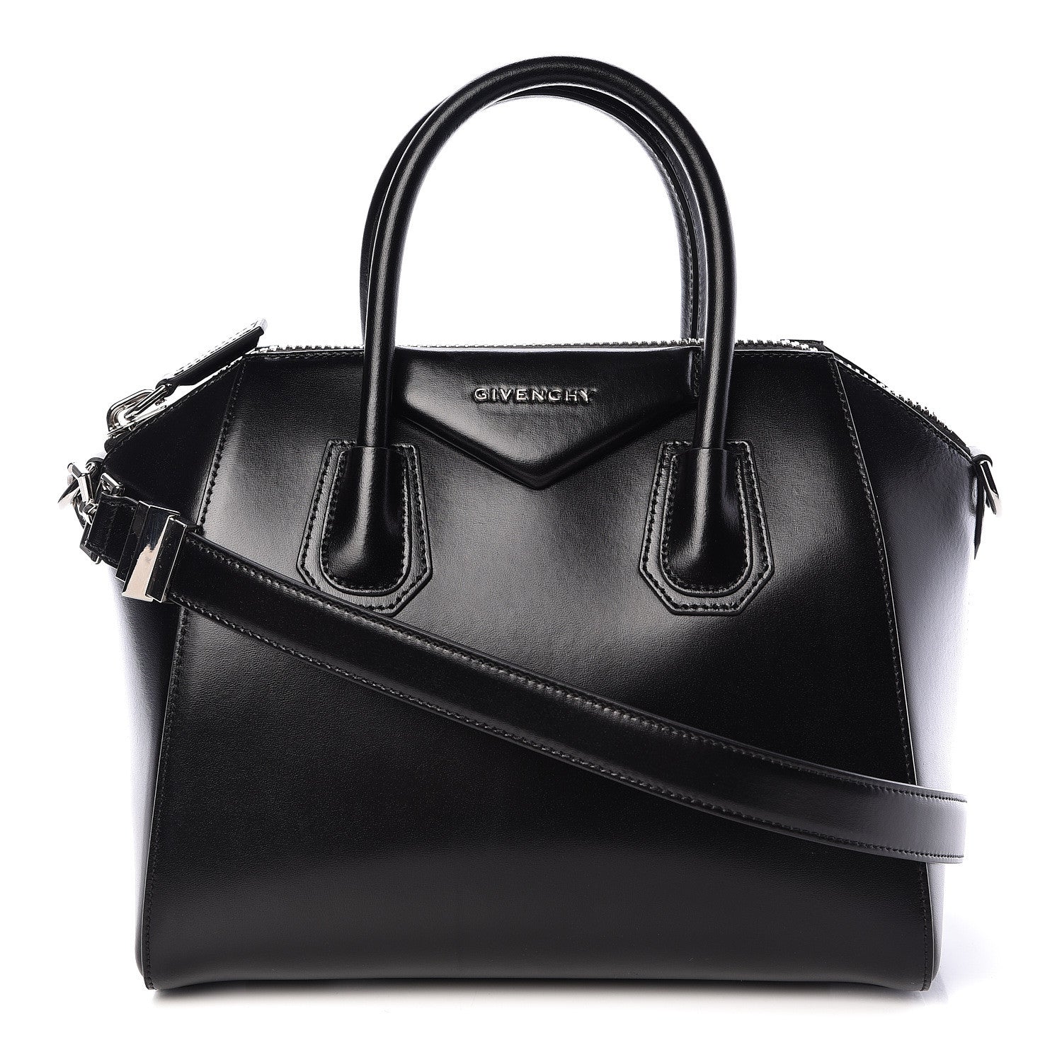 Givenchy Shiny Lord Calfskin Small Antigona Black 1 of 11