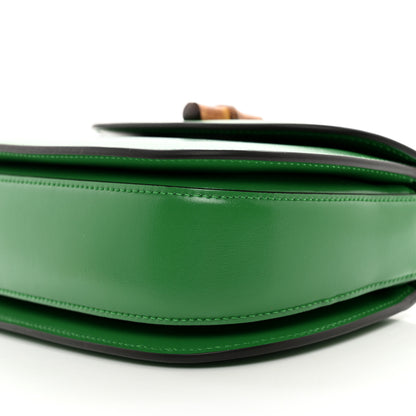 Gucci Boarded Dyana Lux Calfskin Web Small Bamboo 1947 Top Handle Bag Spring Green 9 of 9