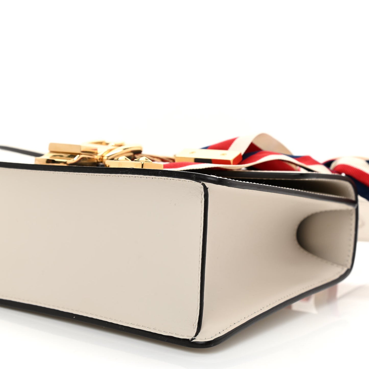 Calfskin Small Sylvie Shoulder Bag Off White