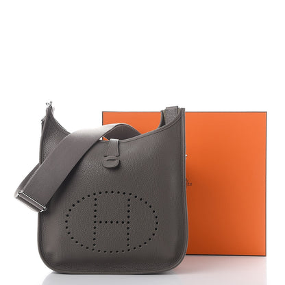 Hermes Taurillon Clemence Evelyne III PM Etain 8 of 8