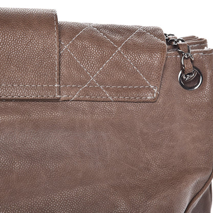 Chanel Washed Caviar Mademoiselle Accordion Flap Brown 13 of 13