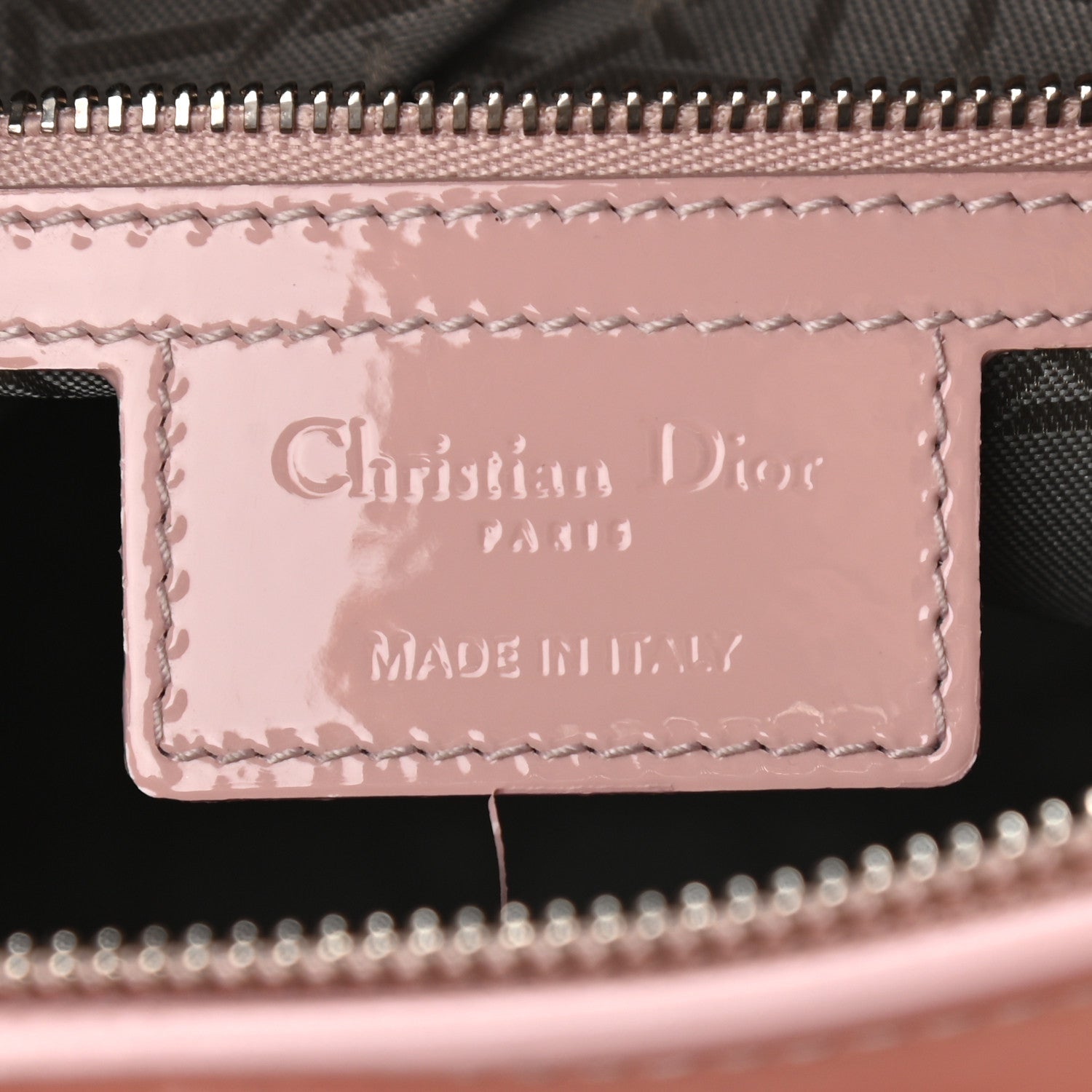 Christian Dior Patent Cannage Large Lady Dior Pink 6 of 9