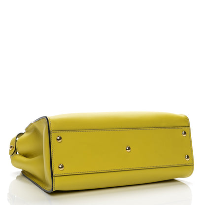 Fendi Vitello Seta Medium Peekaboo Iconic Satchel Cedro 4 of 6