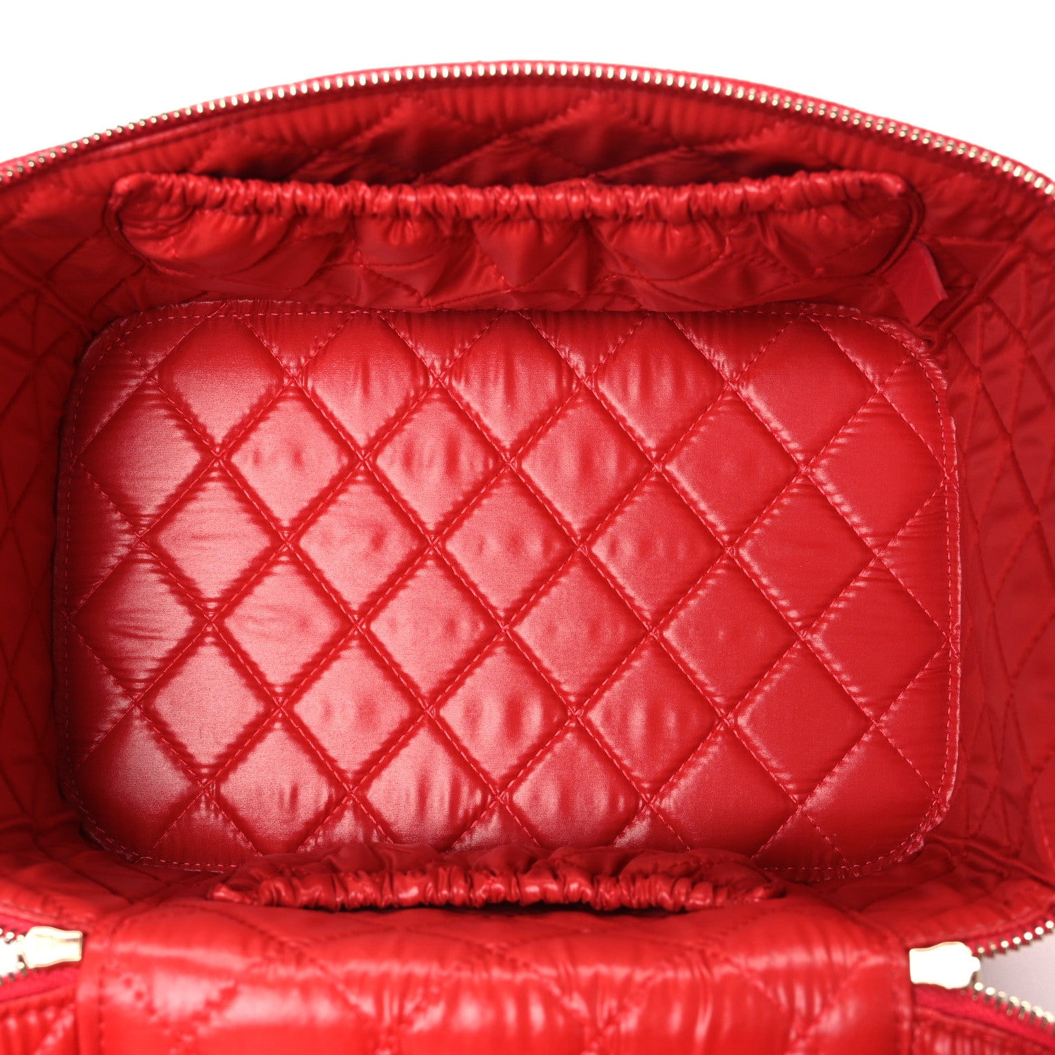 Chanel Caviar Quilted Large Vanity Pouch Red 5 of 7