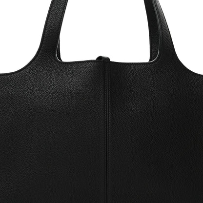 Celine Baby Grained Calfskin Medium Tri-Fold Bag Black 3 of 12