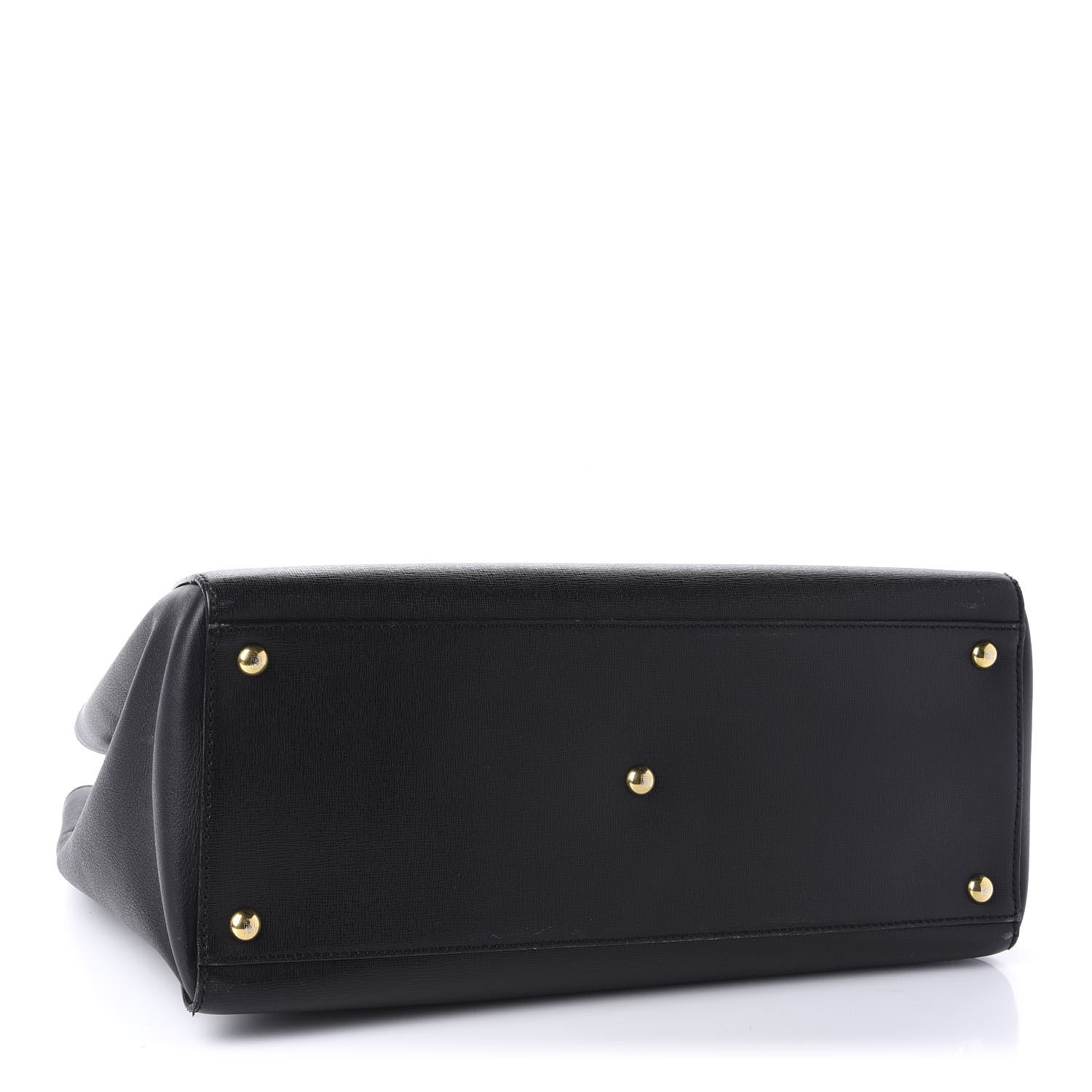 Fendi Vitello Elite Medium 2Jours Tote Black 6 of 14