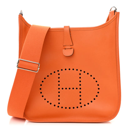 Hermes Epsom Evelyne III PM Orange 1 of 11