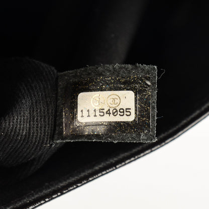 Chanel Distressed Patent Calfskin Small Frame Single Flap Black 9 of 9