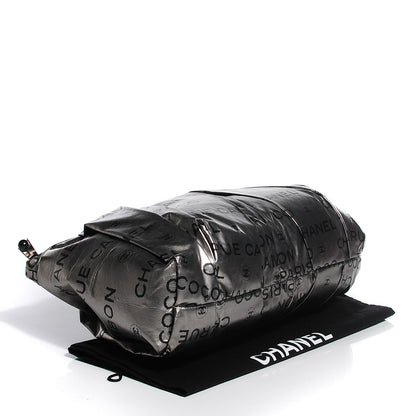 Chanel Coated Canvas Unlimited Clutch Dark Silver 4 of 8