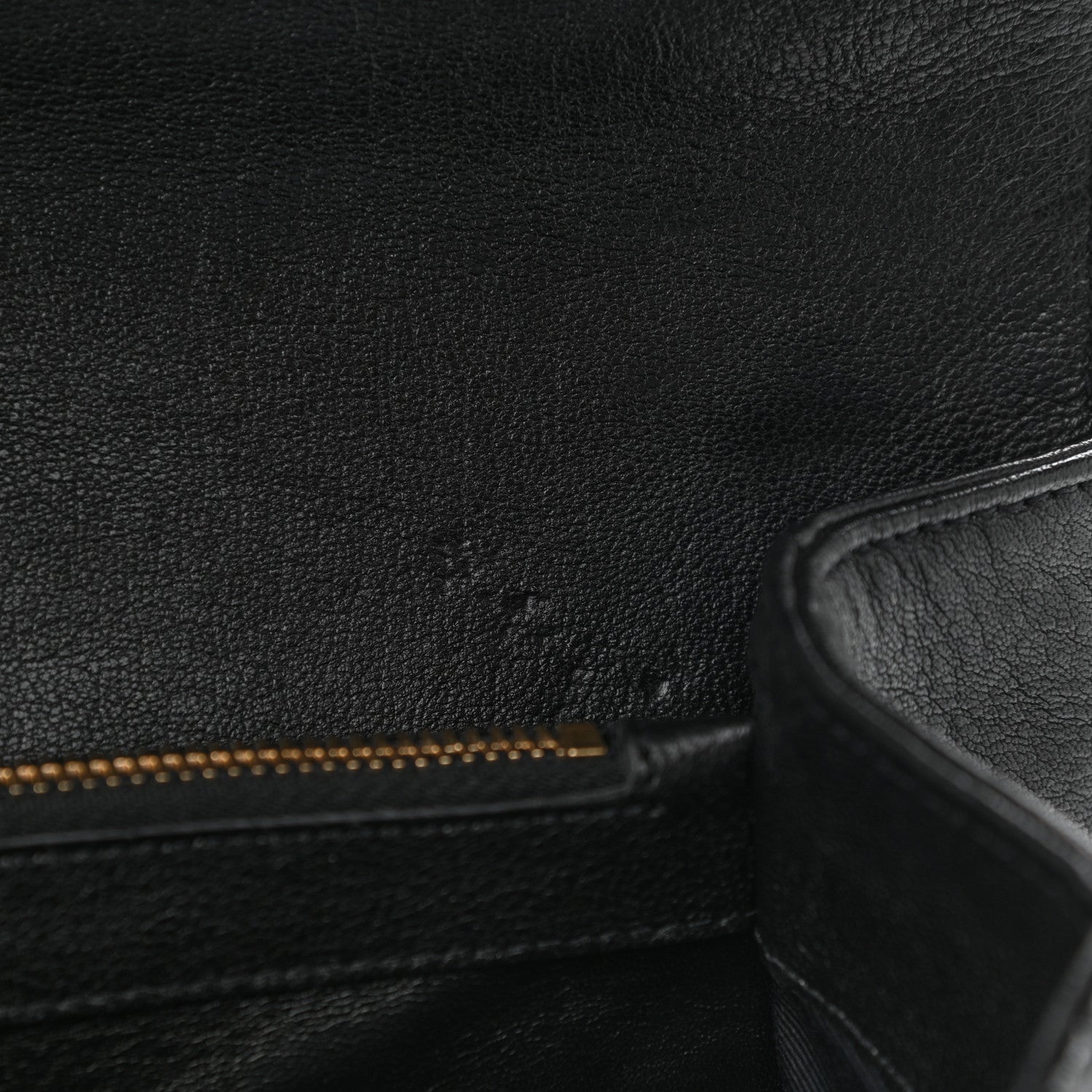 Saint Laurent Sheepskin Matelasse Chevron Monogram Large College Satchel Black 11 of 11