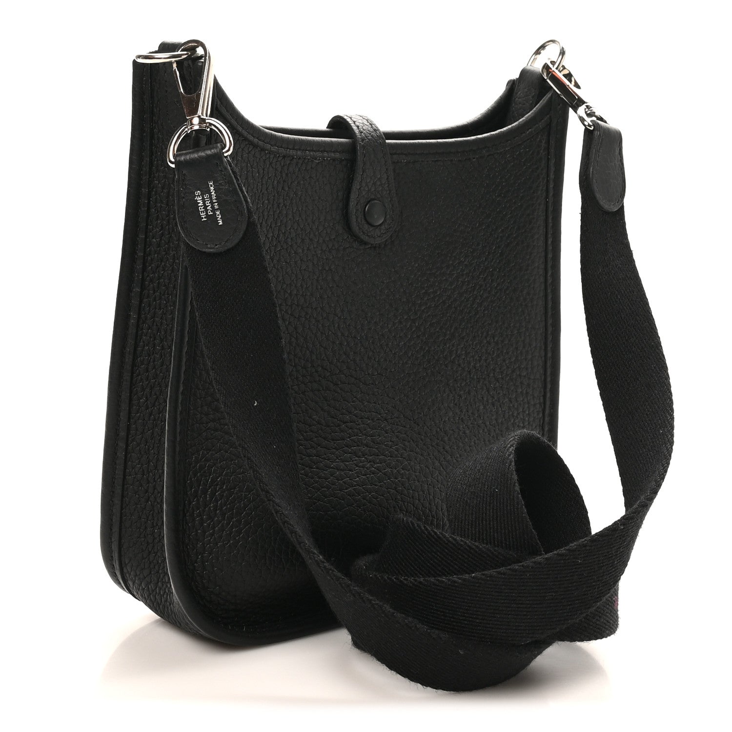 Hermes Taurillon Clemence Evelyne TPM Black 1835865 – FASHIONPHILE