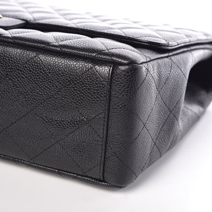 Chanel Caviar Quilted Maxi Single Flap Black 6 of 10