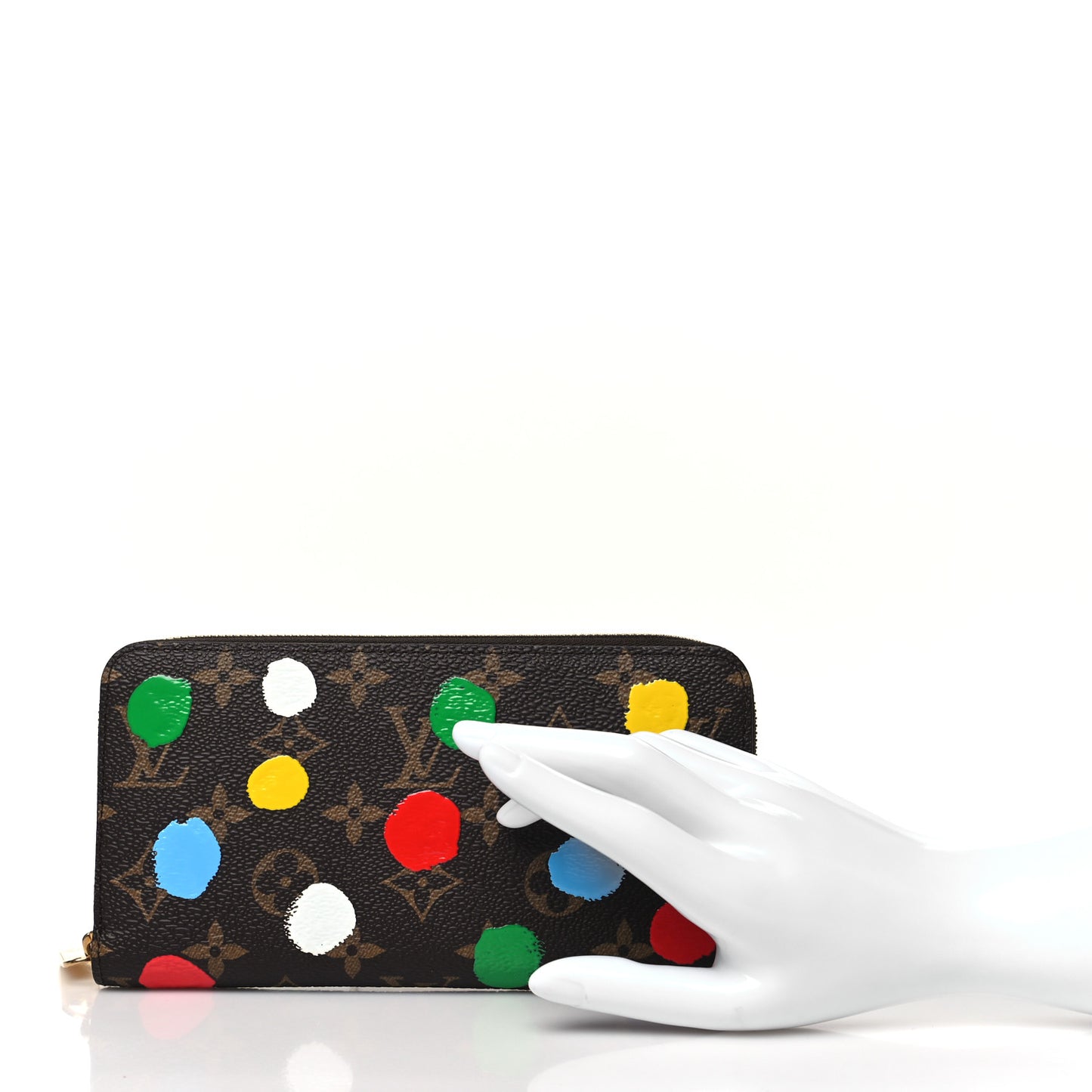 LV X YK Monogram Zippy Wallet