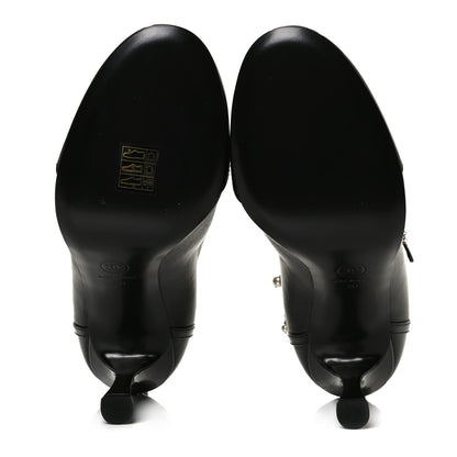 Chanel Lambskin Patent Calfskin Ankle Boots 40 Black 7 of 13