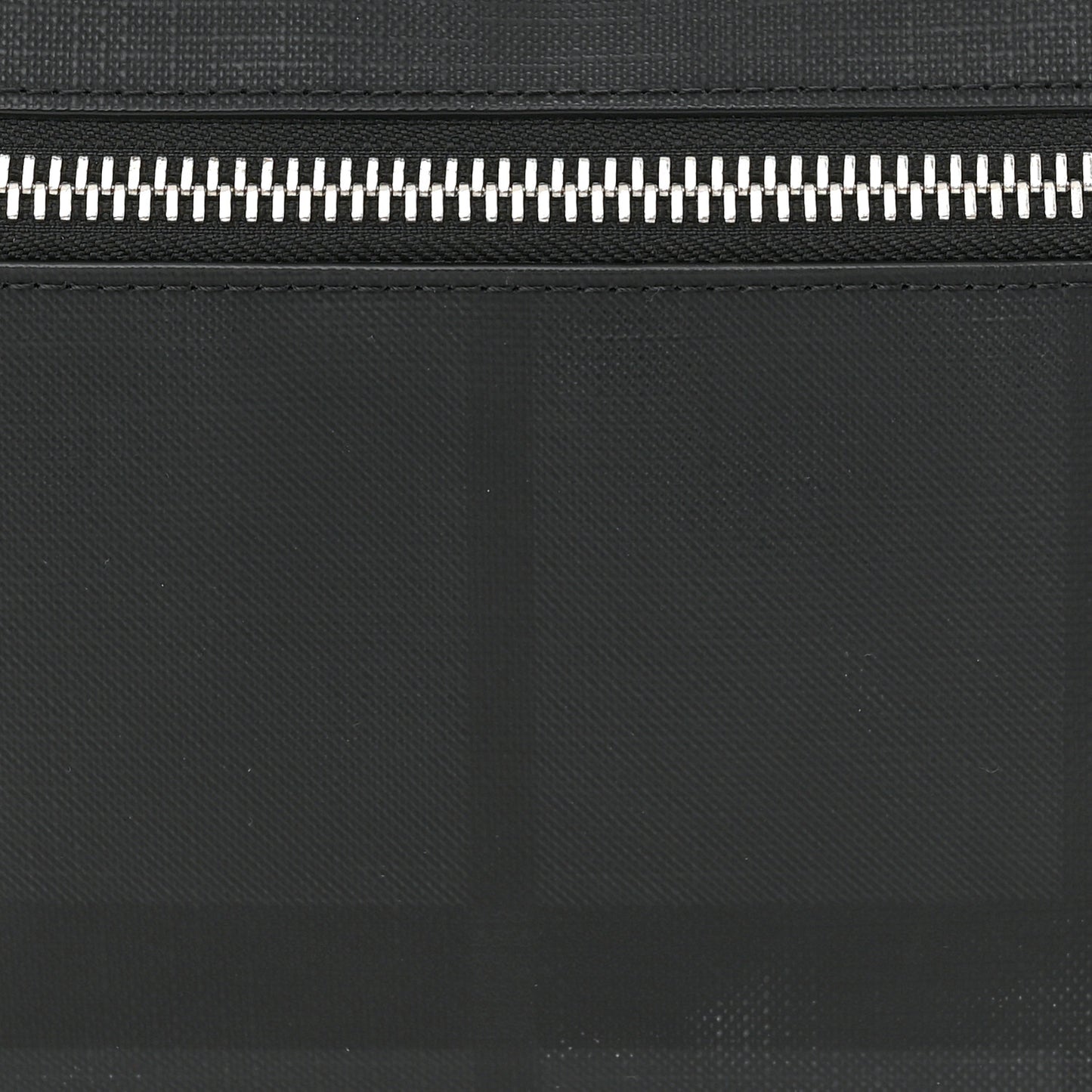 Charcoal Check Calfskin Sonny Bum Bag Charcoal