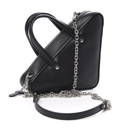 Balenciaga Calfskin XS Triangle Chain Duffle Black 3 of 10