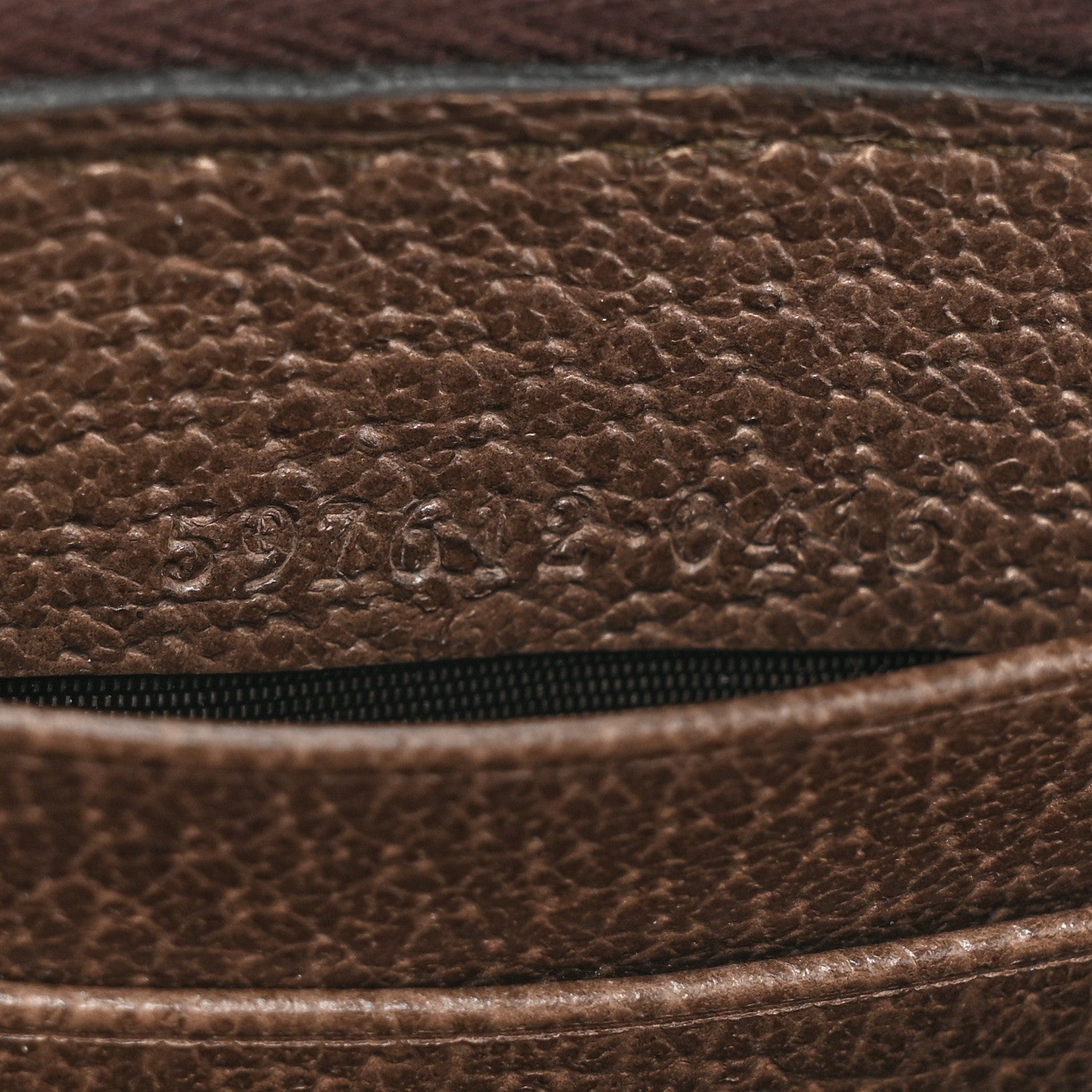 Gucci GG Supreme Monogram Web Ophidia Zip Around Wallet Brown 10 of 14