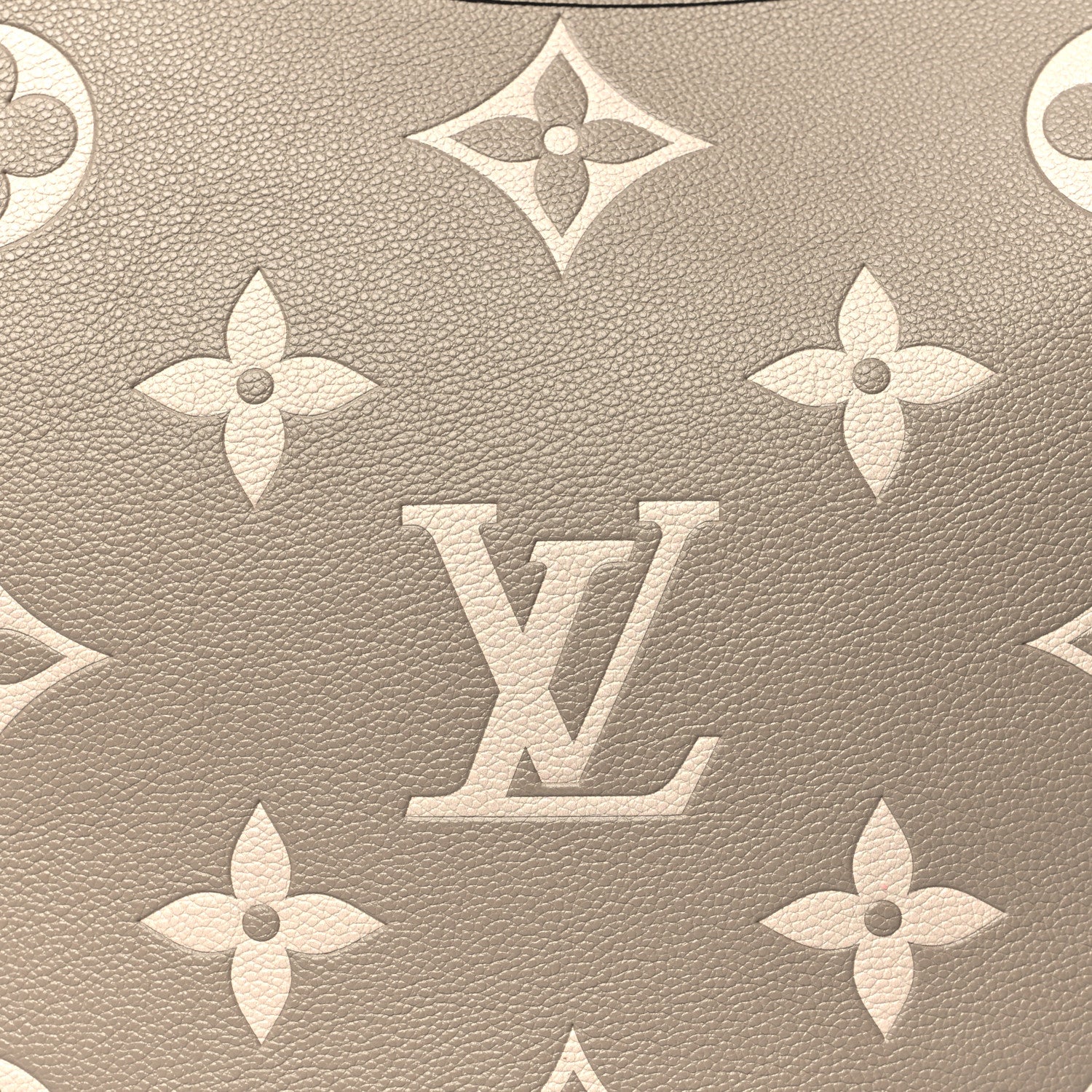 Louis Vuitton Empreinte Monogram Giant Loop Hobo Dove Gray Cream 8 of 10