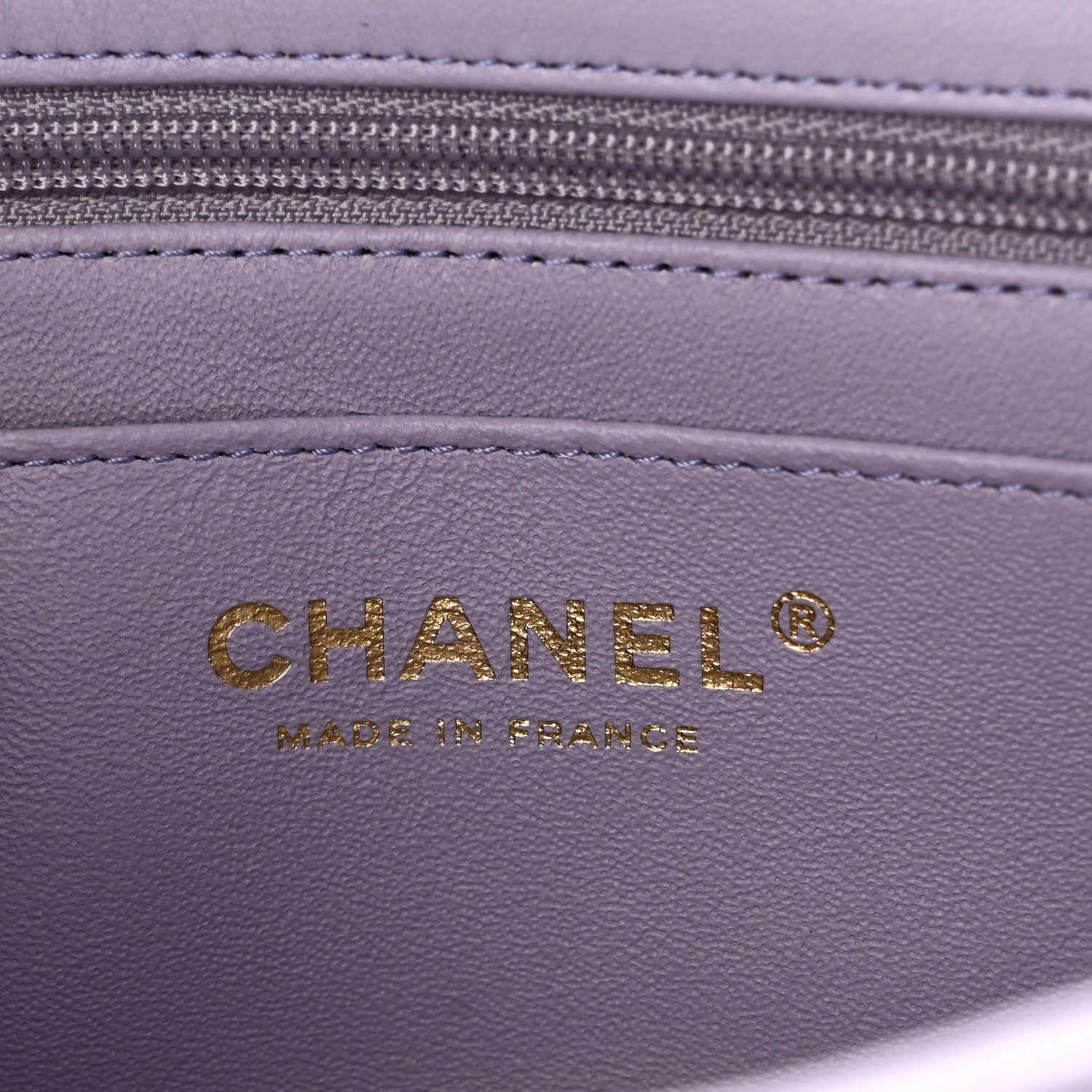 Chanel Lambskin Quilted Mini Top Handle Rectangular Flap Light Purple 6 of 11