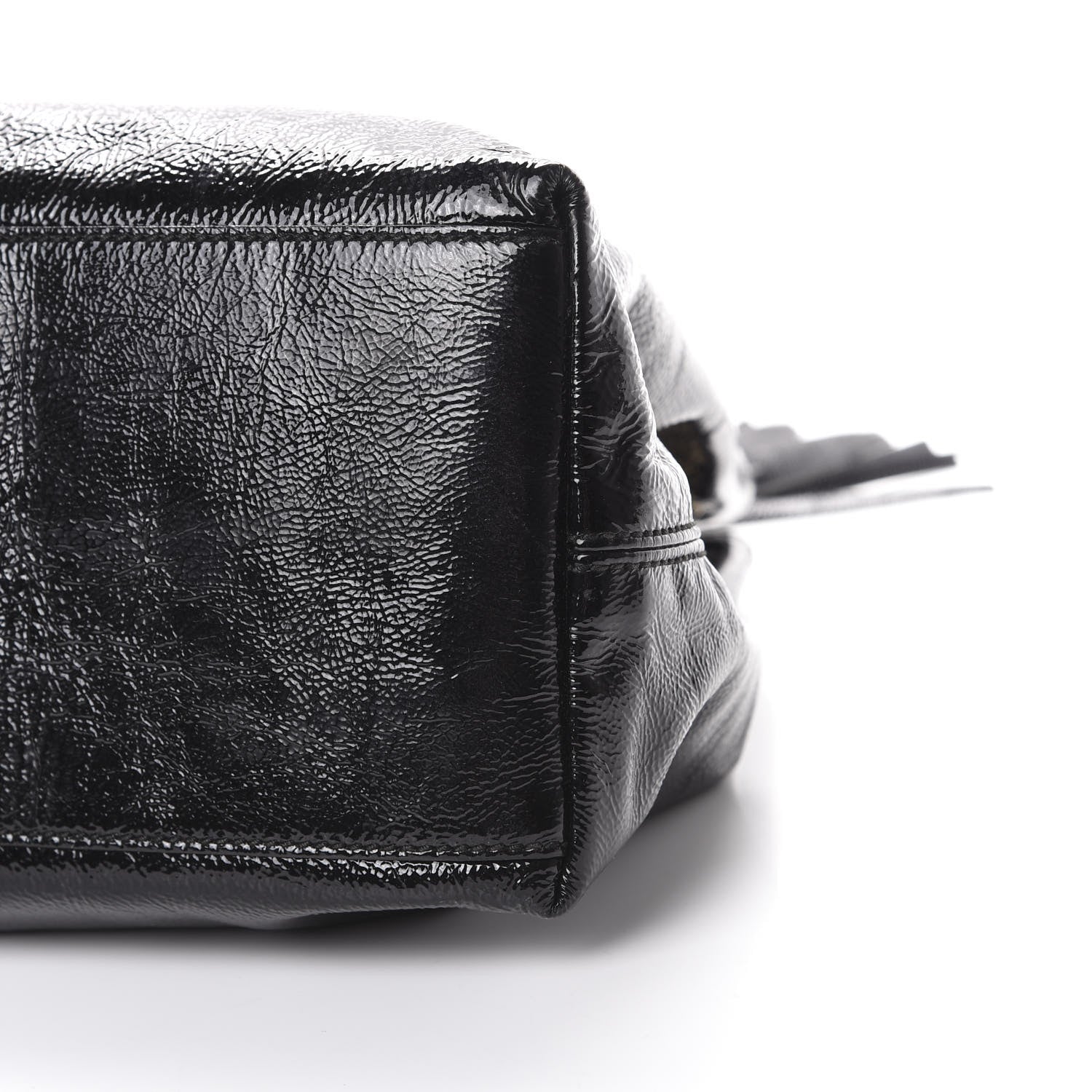 Gucci Patent Medium Soho Chain Shoulder Bag Black 8 of 9