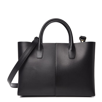 Mansur Gavriel Calfskin Mini Folded Bag Black 1 of 9