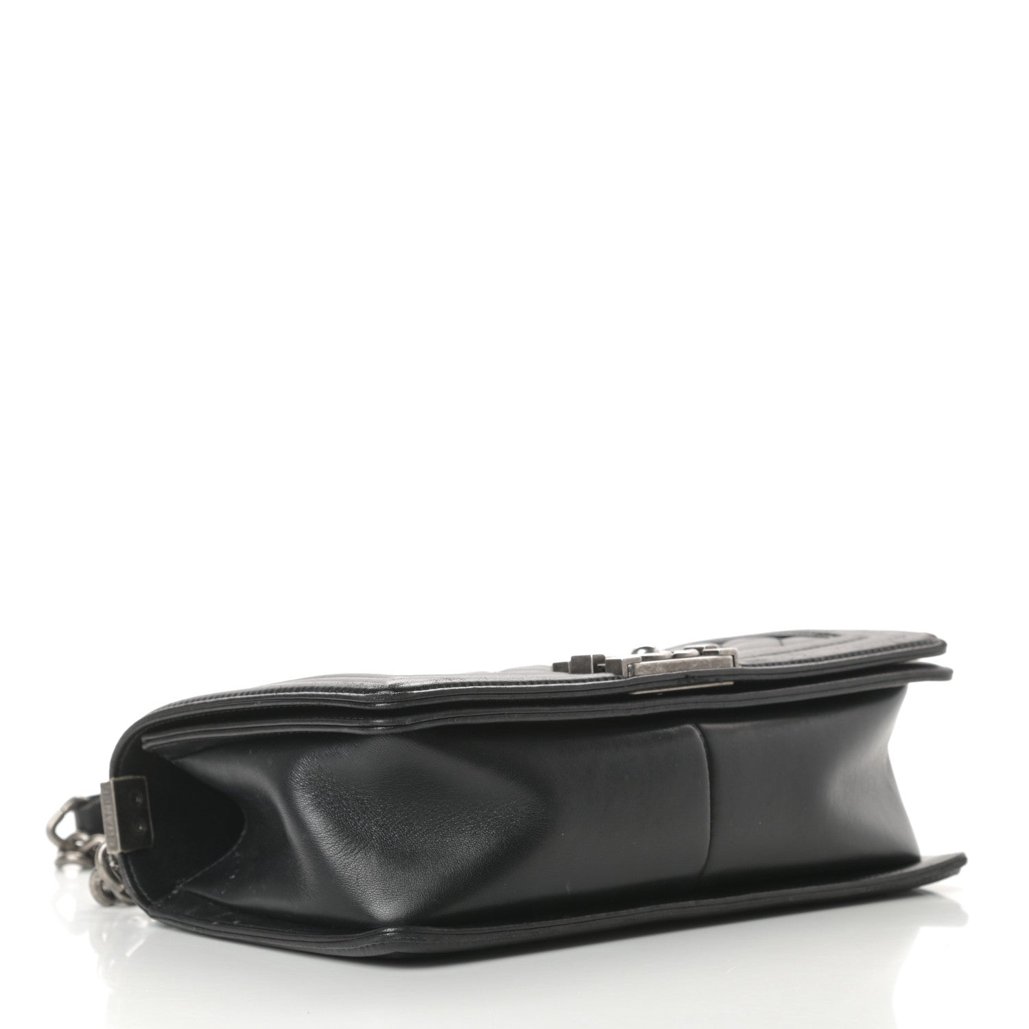Chanel Lambskin Quilted Medium Boy Flap Black 4 of 16