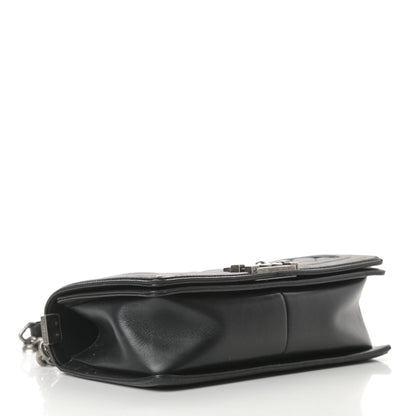 Chanel Lambskin Quilted Medium Boy Flap Black 4 of 16