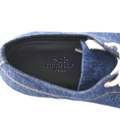 Hermes Denim Cross Sneakers 39 Bleu 11 of 11