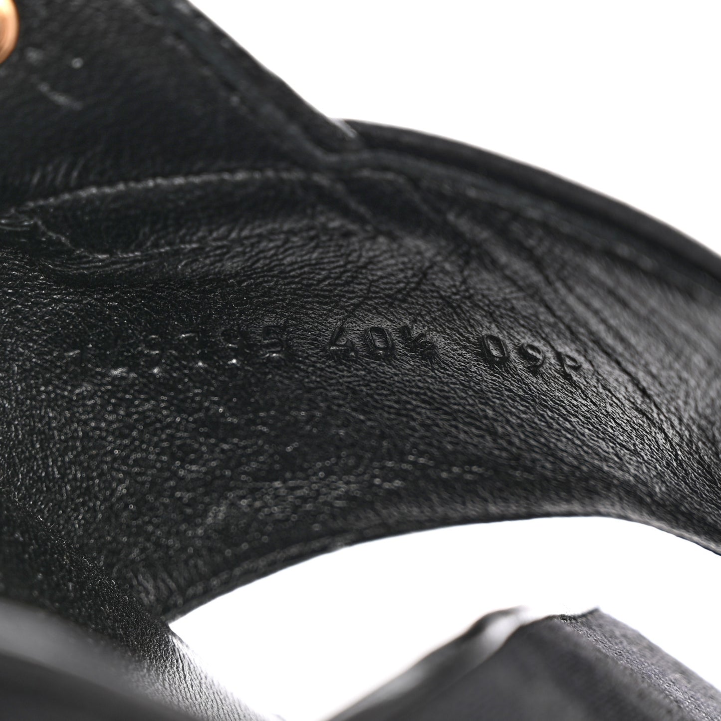Monogram Granada Kid Trip 40/72mm Lug Sole Sandals 40.5 Black