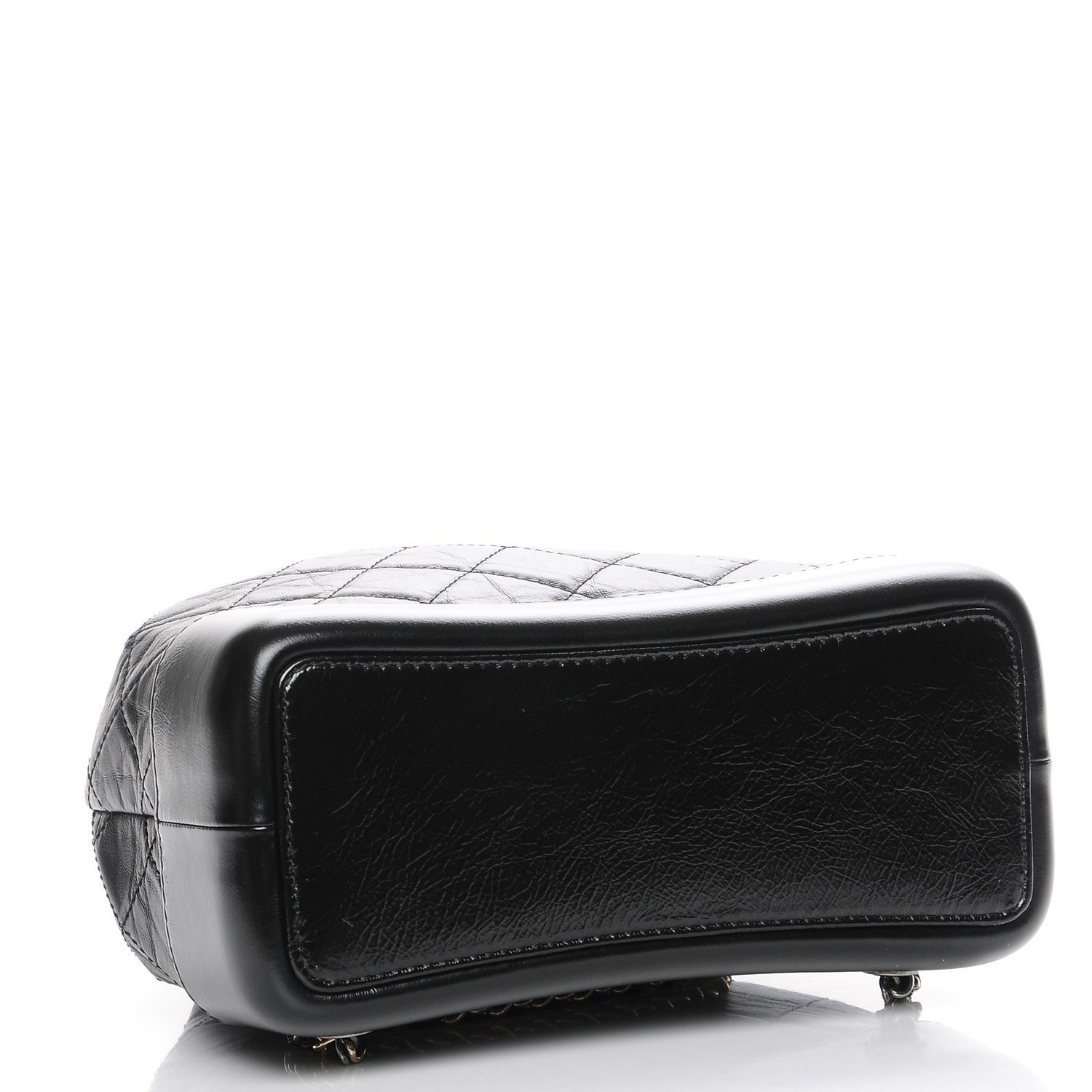 Chanel Aged Calfskin Quilted Gabrielle Backpack Black 4 of 9