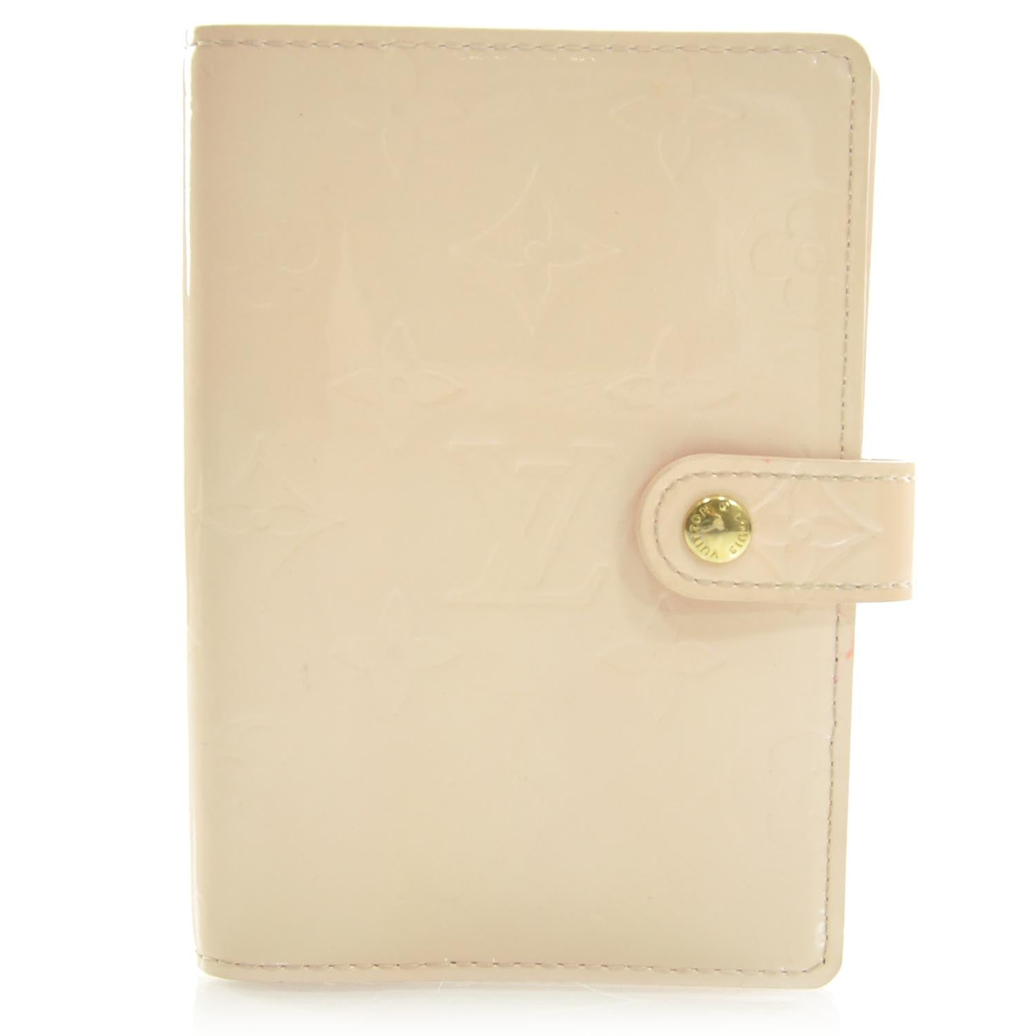 Louis Vuitton Vernis Small Ring Agenda Marshmallow 1 of 8