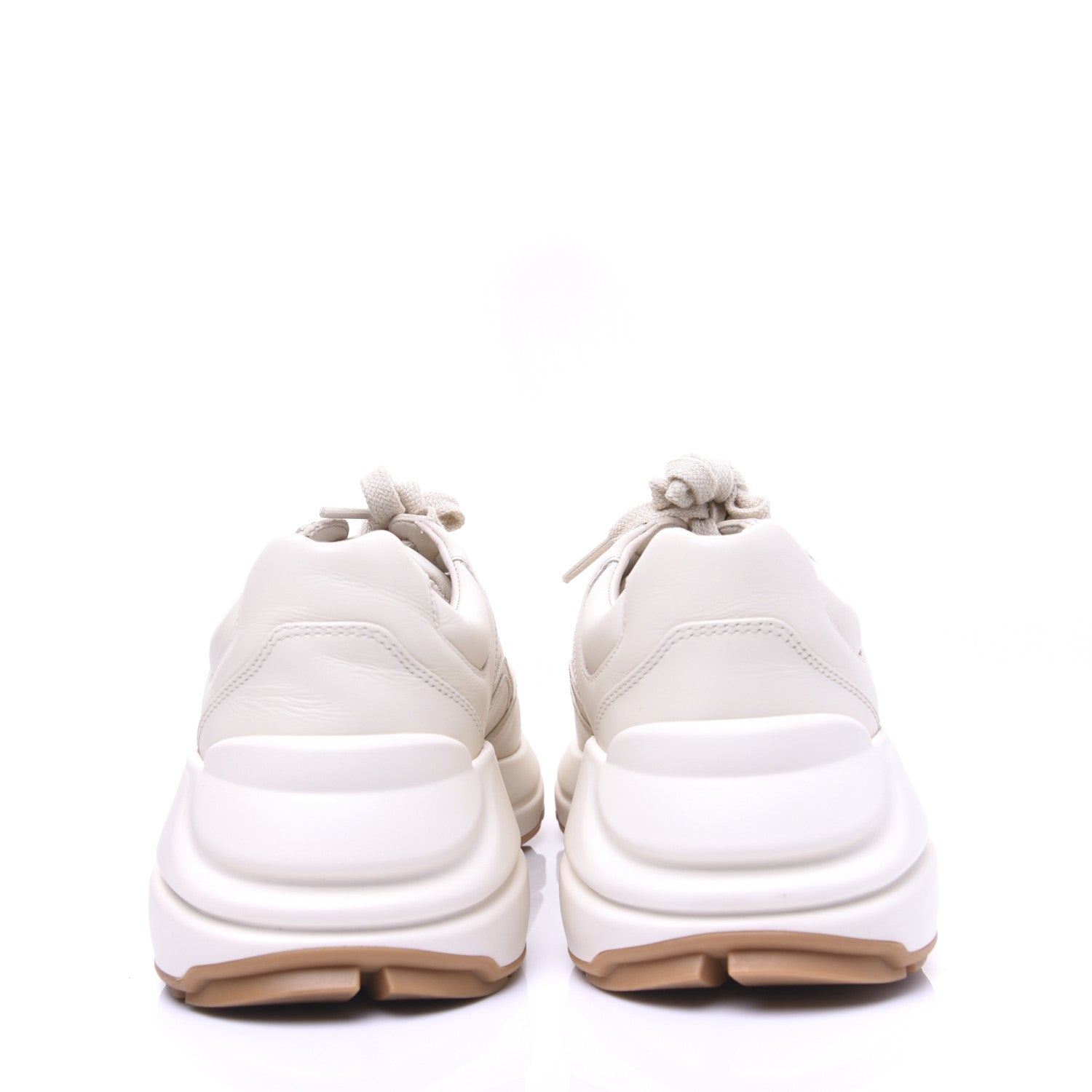 Gucci X DISNEY Calfskin Mickey Mouse Womens Rhyton Sneakers 38.5 Ivory 3 of 18