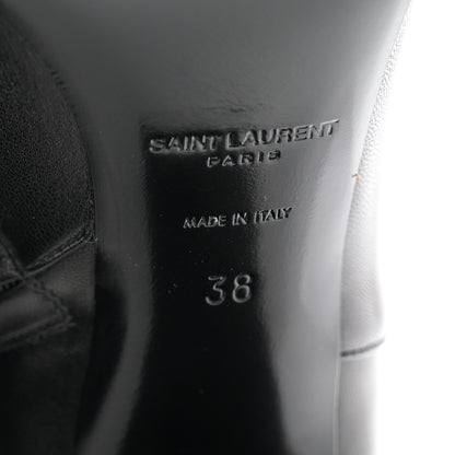 Saint Laurent Nappa Vendome Loulou Ankle Zip Boot 38 Black 7 of 10