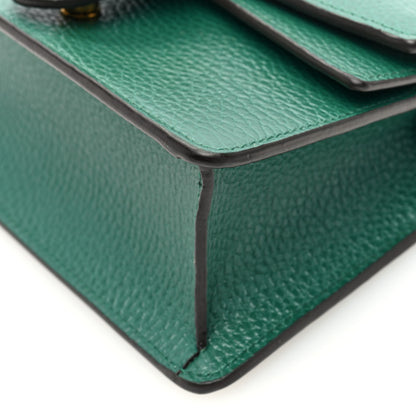 Gucci Dollar Calfskin Crystal Mini Dionysus Top Handle Bag Emerald 9 of 10