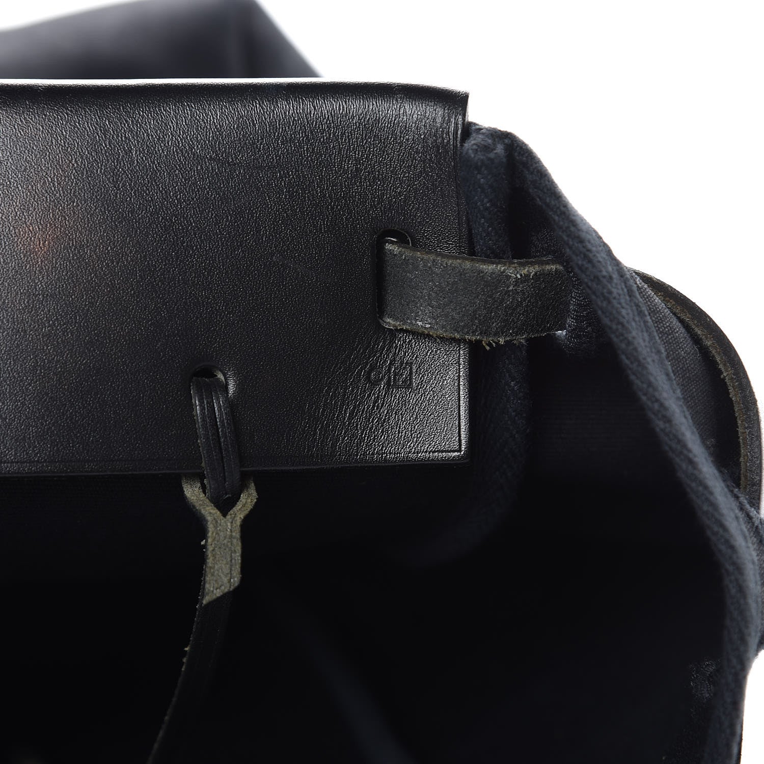 Hermes Toile Vache Hunter Herbag Cabas MM Black 7 of 16