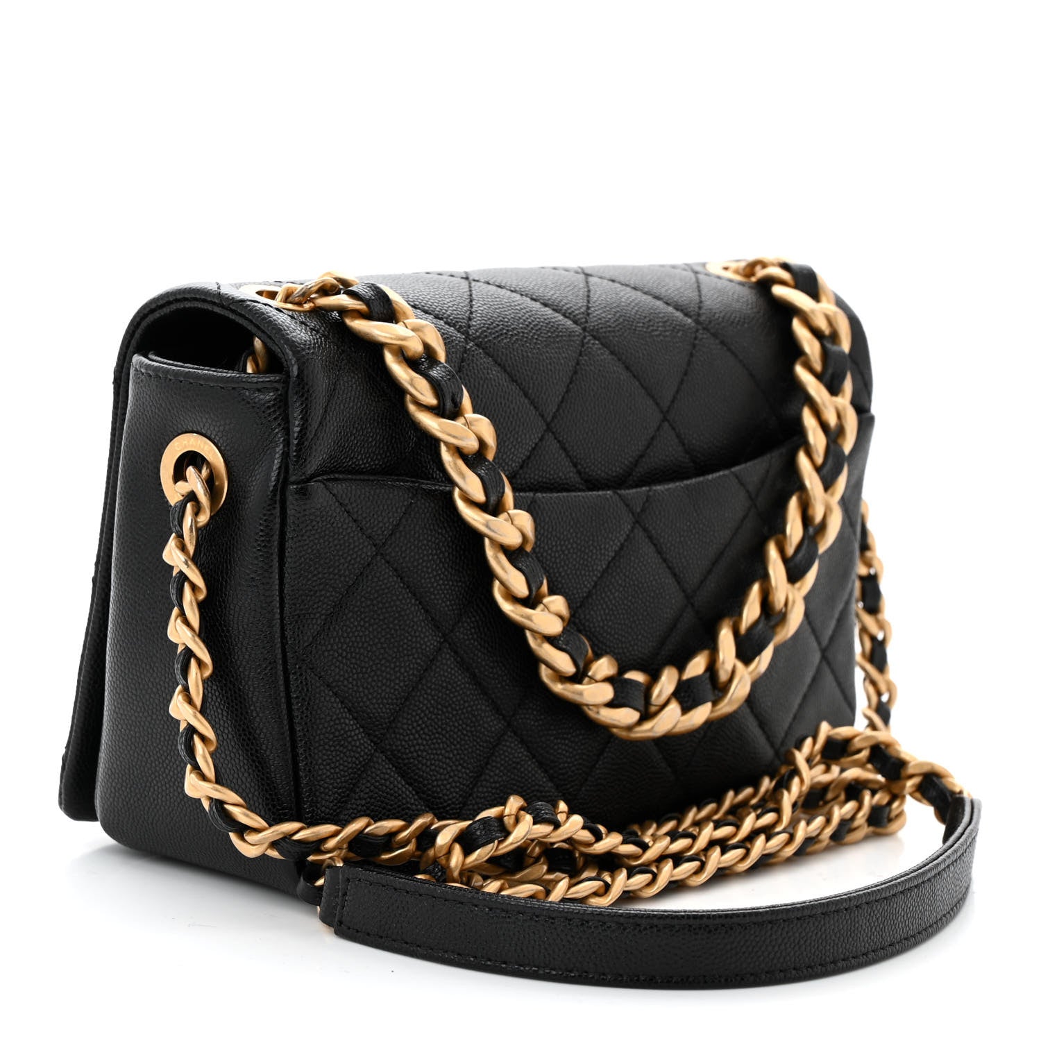 Chanel Caviar Quilted Small Fashion Therapy Flap Bag Black 3 of 10